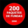 Pack de 200 paquetes de Fundas MasQueOca